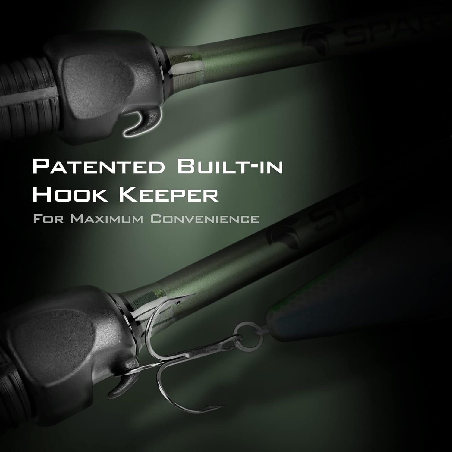 KastKing Spartacus II Fishing Rods - IM6 Graphite Blanks Casting & Spinning Rods, 2-Piece Rods with Extra Tip Section, PTS Power Transition System, KastFlex Technology, Rubber Cork Handle - Image 6